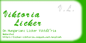 viktoria licker business card